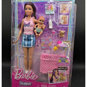 Barbie Skipper Babysitters Inc. Doll & Playset With Baby & Accessories